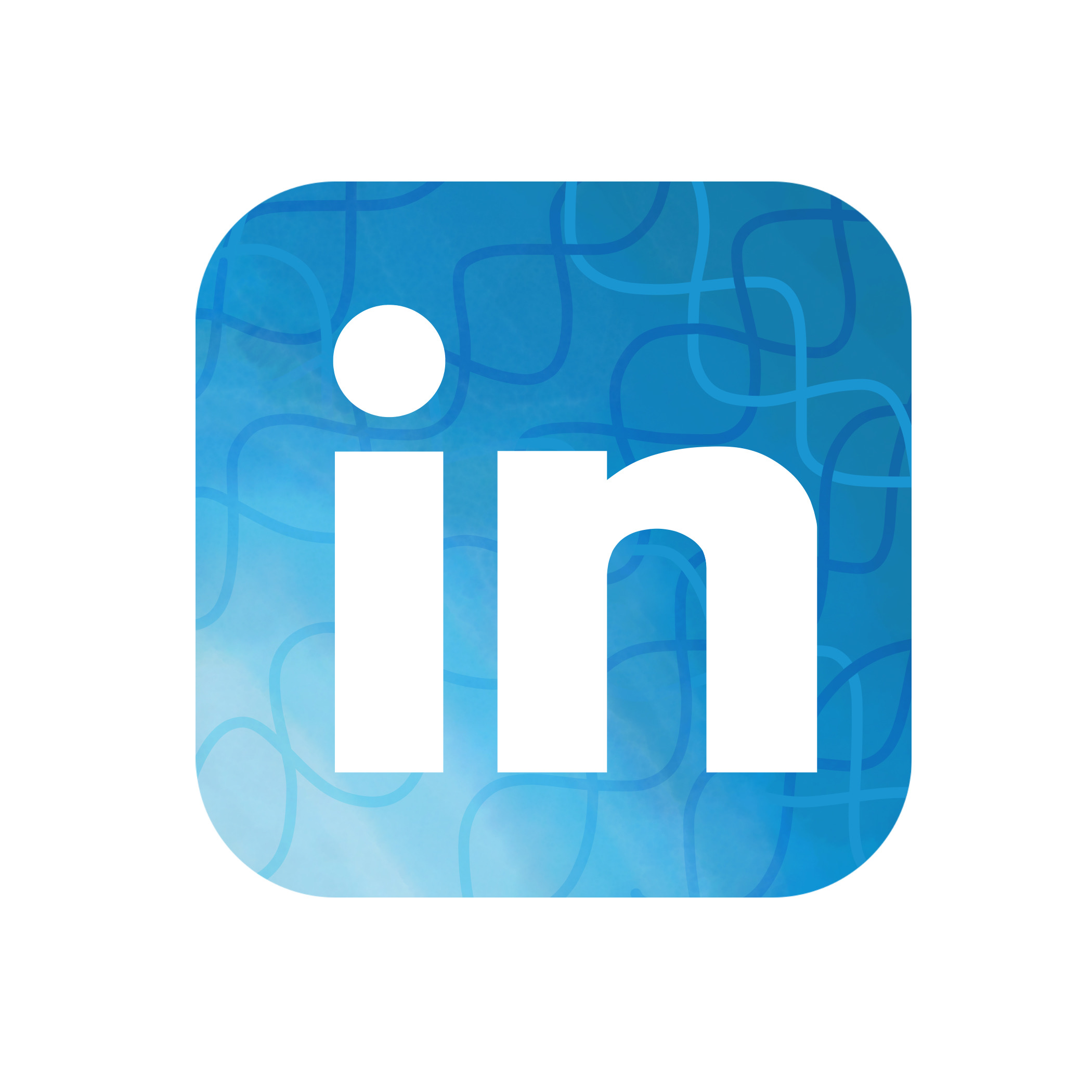 Digital watercolor LinkedIn icon by Leah. Click to connect professionally.